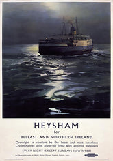 Ireland Co Antrim - Belfast To Heysham Ferry (UF) 30x40